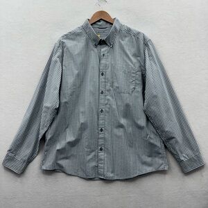 Eddie Bauer Mens XL Plaid Classic Fit Long Sleeve Button Up Casual Shirt